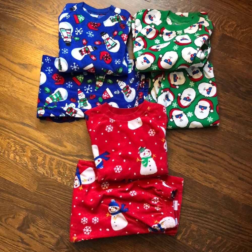 Fleece pajamas - a set of 3